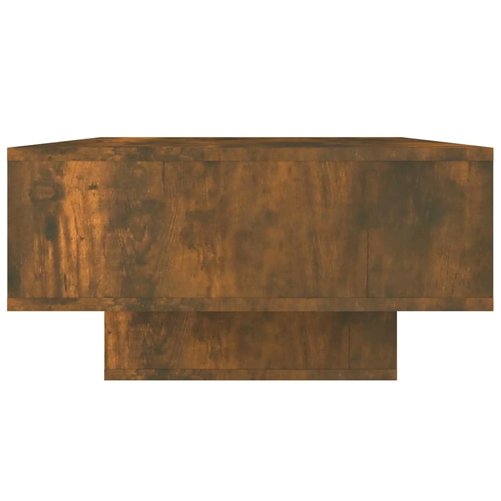 vidaXL Coffee Table Smoked Oak 105x55x32 cm Engineered Wood 5