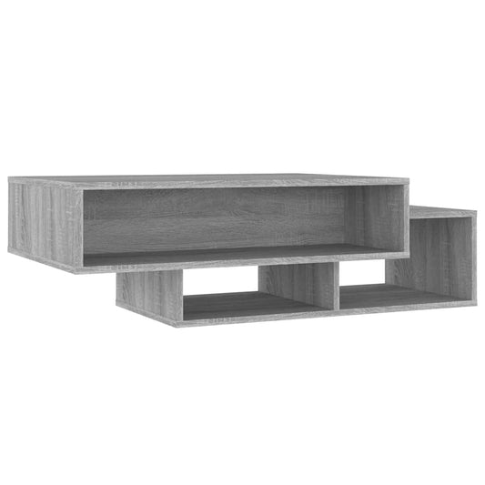 vidaXL Coffee Table Grey Sonoma 105x55x32 cm Engineered Wood 2