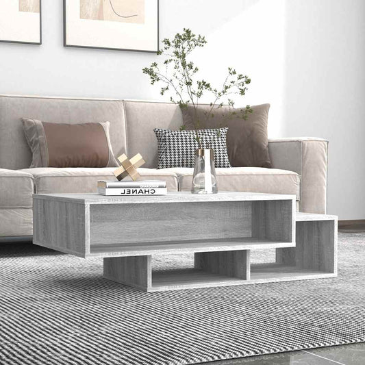 vidaXL Coffee Table Grey Sonoma 105x55x32 cm Engineered Wood 1