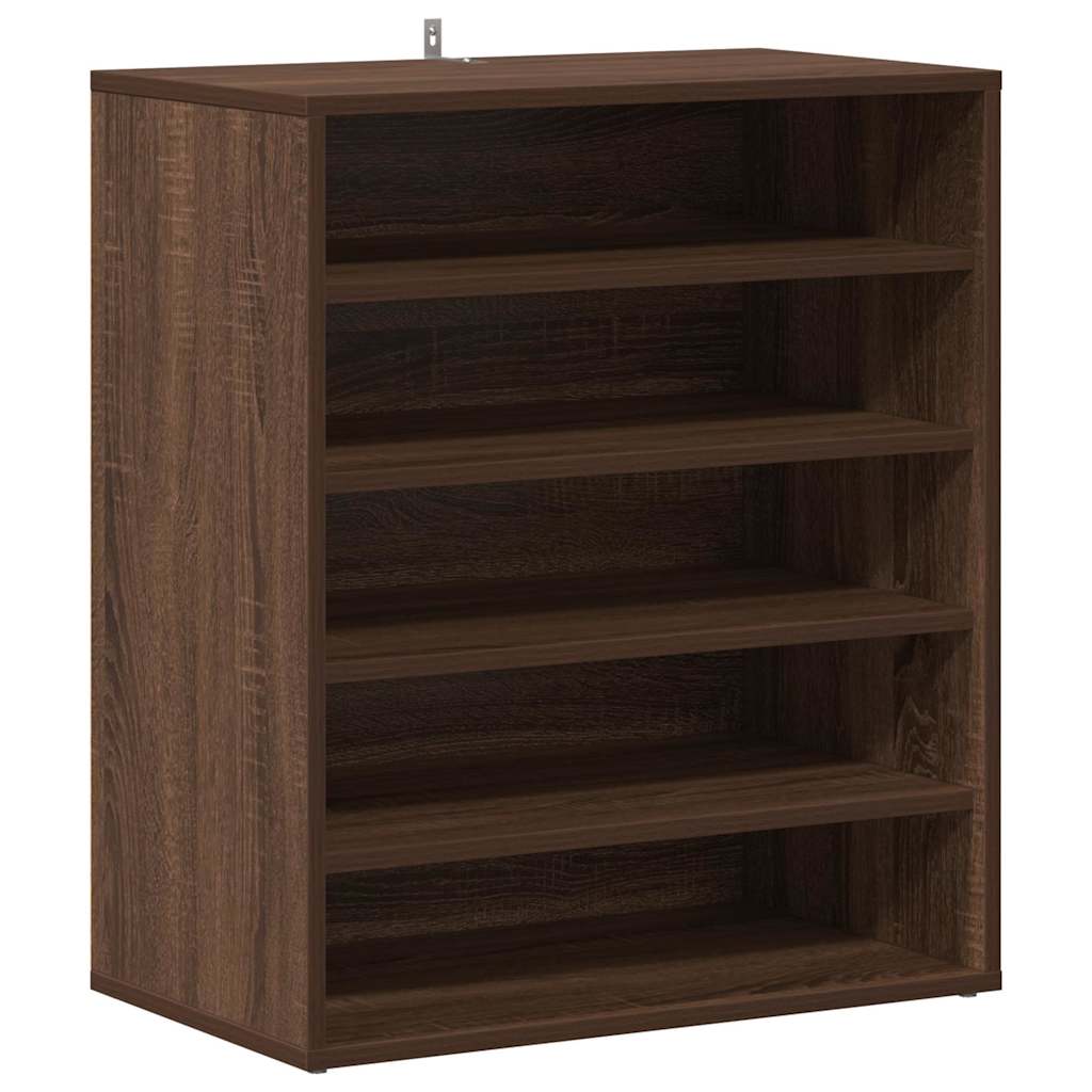 vidaXL Shoe cabinets 60 x 35 x 70 cm Brown Oak Plenty of shoe space 2