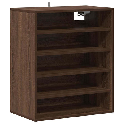 vidaXL Shoe cabinets 60 x 35 x 70 cm Brown Oak Plenty of shoe space 5