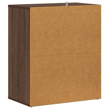 vidaXL Shoe cabinets 60 x 35 x 70 cm Brown Oak Plenty of shoe space 6