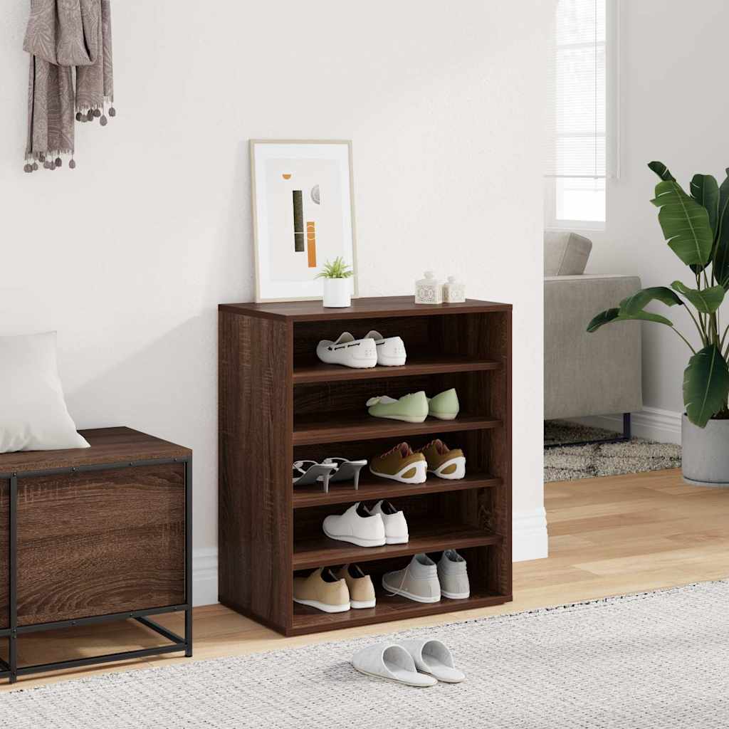 vidaXL Shoe cabinets 60 x 35 x 70 cm Brown Oak Plenty of shoe space 1