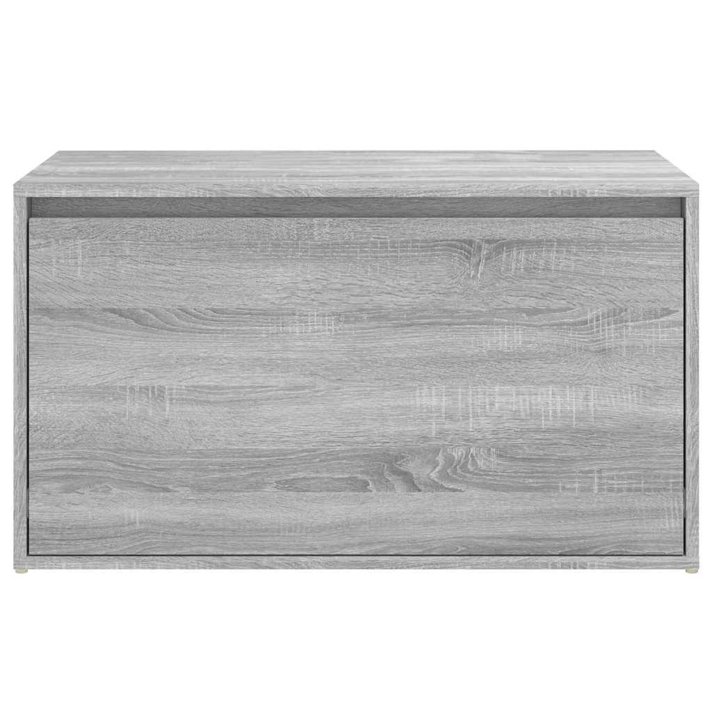 vidaXL Hall Bench 80x40x45 cm Grey Sonoma Engineered Wood 6