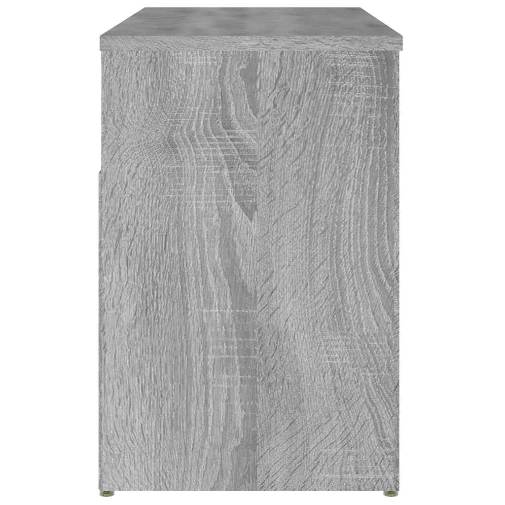 816054 vidaXL Shoe Bench Grey Sonoma 80x30x45 cm Engineered Wood 6