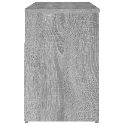 816054 vidaXL Shoe Bench Grey Sonoma 80x30x45 cm Engineered Wood 6