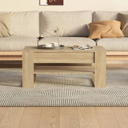vidaXL Coffee Table | Sonoma oak | Engineered wood | Medium | Coffee Table 5