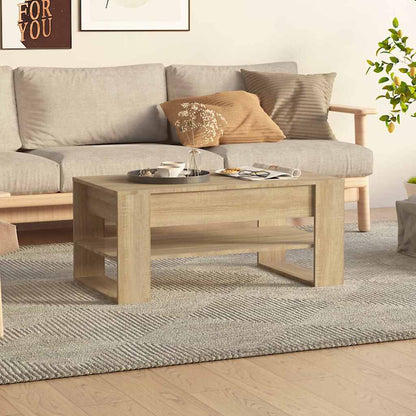 vidaXL Coffee Table | Sonoma oak | Engineered wood | Medium | Coffee Table 1