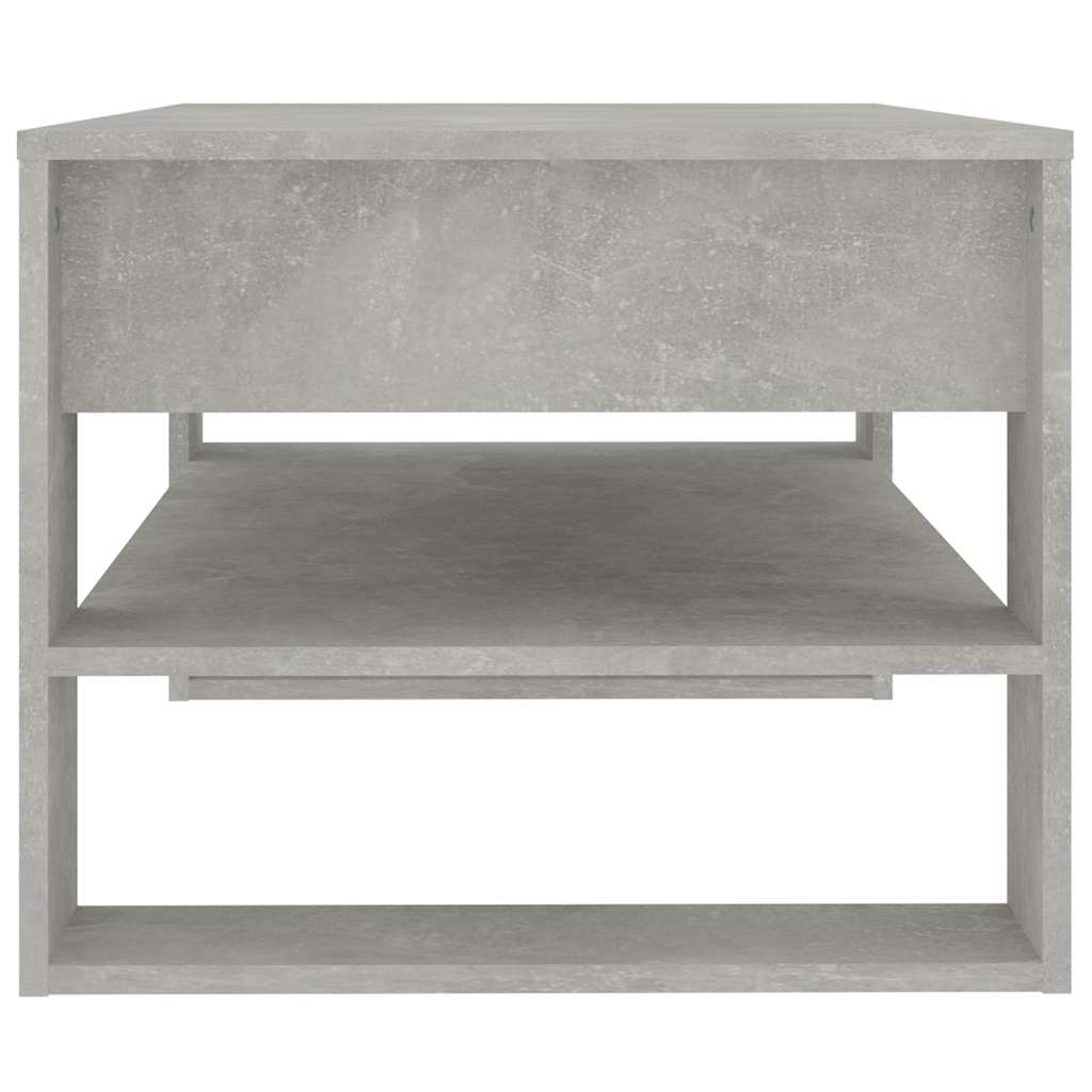 vidaXL Coffee Table | Concrete grey | Engineered wood | Medium | Coffee Table 4