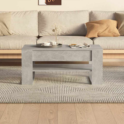 vidaXL Coffee Table | Concrete grey | Engineered wood | Medium | Coffee Table 5