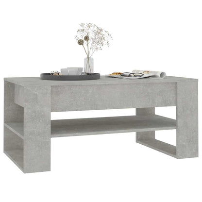 vidaXL Coffee Table | Concrete grey | Engineered wood | Medium | Coffee Table 6