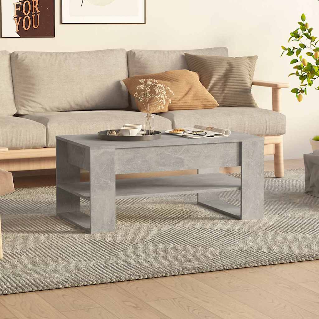vidaXL Coffee Table | Concrete grey | Engineered wood | Medium | Coffee Table 1