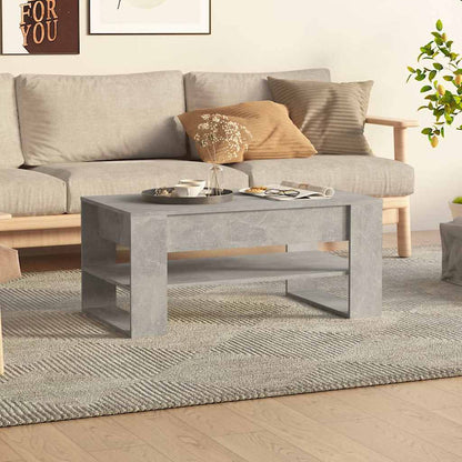 vidaXL Coffee Table | Concrete grey | Engineered wood | Medium | Coffee Table 1