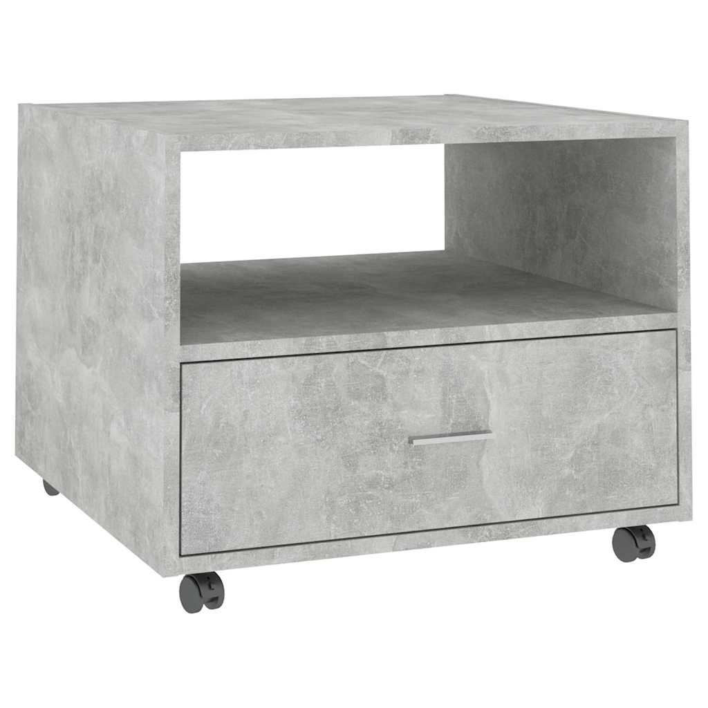 vidaXL Coffee Table Concrete Grey 55x55x40 cm Engineered Wood 2