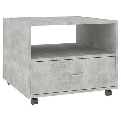 vidaXL Coffee Table Concrete Grey 55x55x40 cm Engineered Wood 2