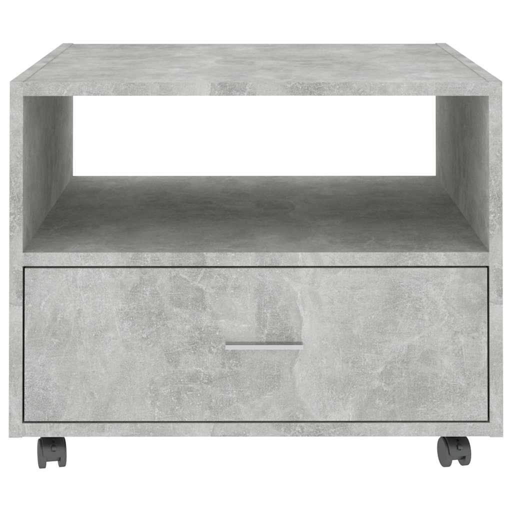 vidaXL Coffee Table Concrete Grey 55x55x40 cm Engineered Wood 5