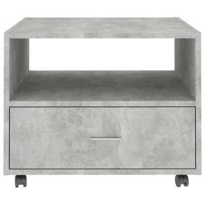 vidaXL Coffee Table Concrete Grey 55x55x40 cm Engineered Wood 5