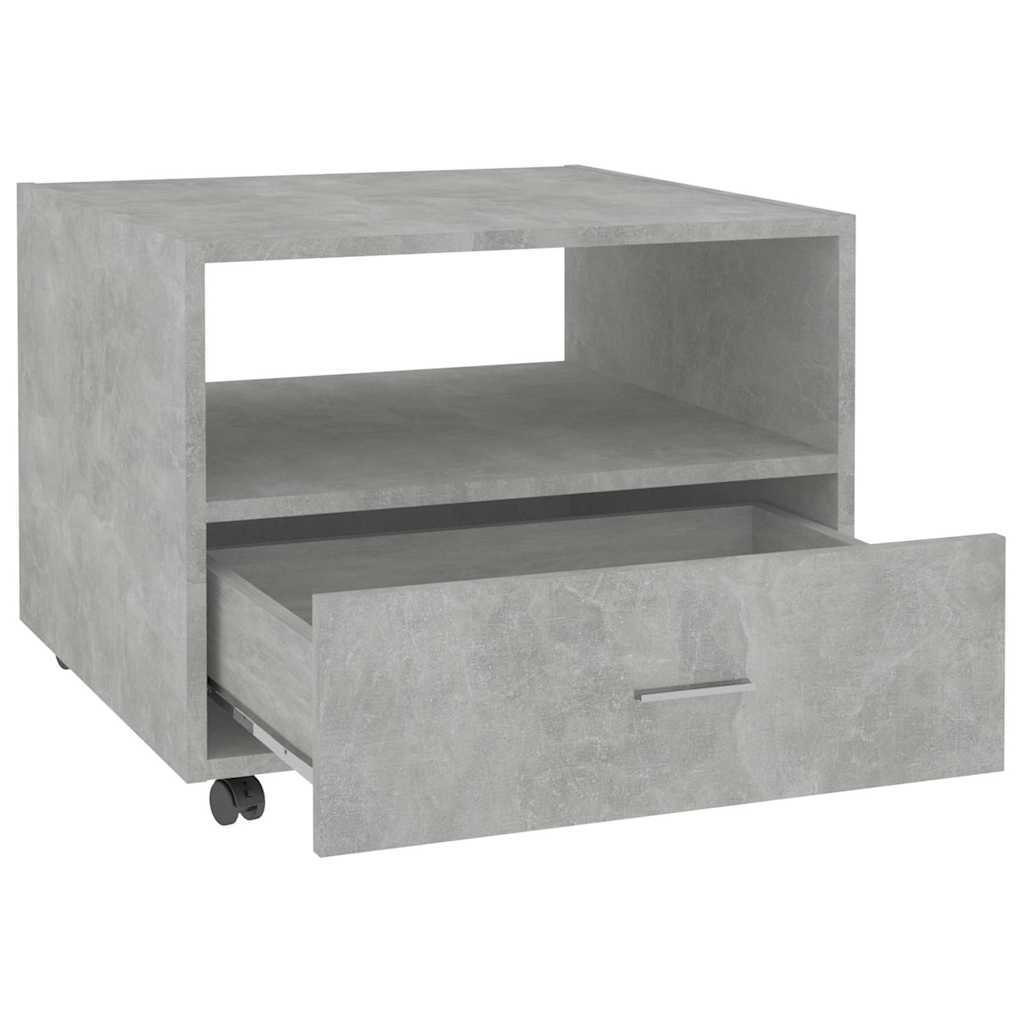 vidaXL Coffee Table Concrete Grey 55x55x40 cm Engineered Wood 6
