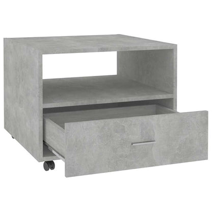 vidaXL Coffee Table Concrete Grey 55x55x40 cm Engineered Wood 6