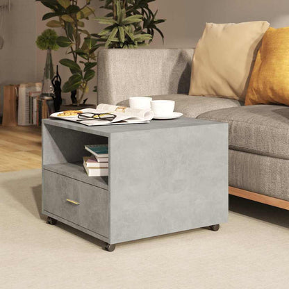 vidaXL Coffee Table Concrete Grey 55x55x40 cm Engineered Wood 1