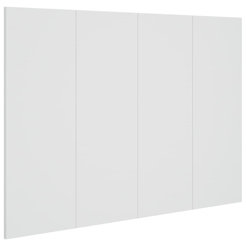 811025 vidaXL Bed Headboard White 120x1,5x80 cm Engineered Wood 2