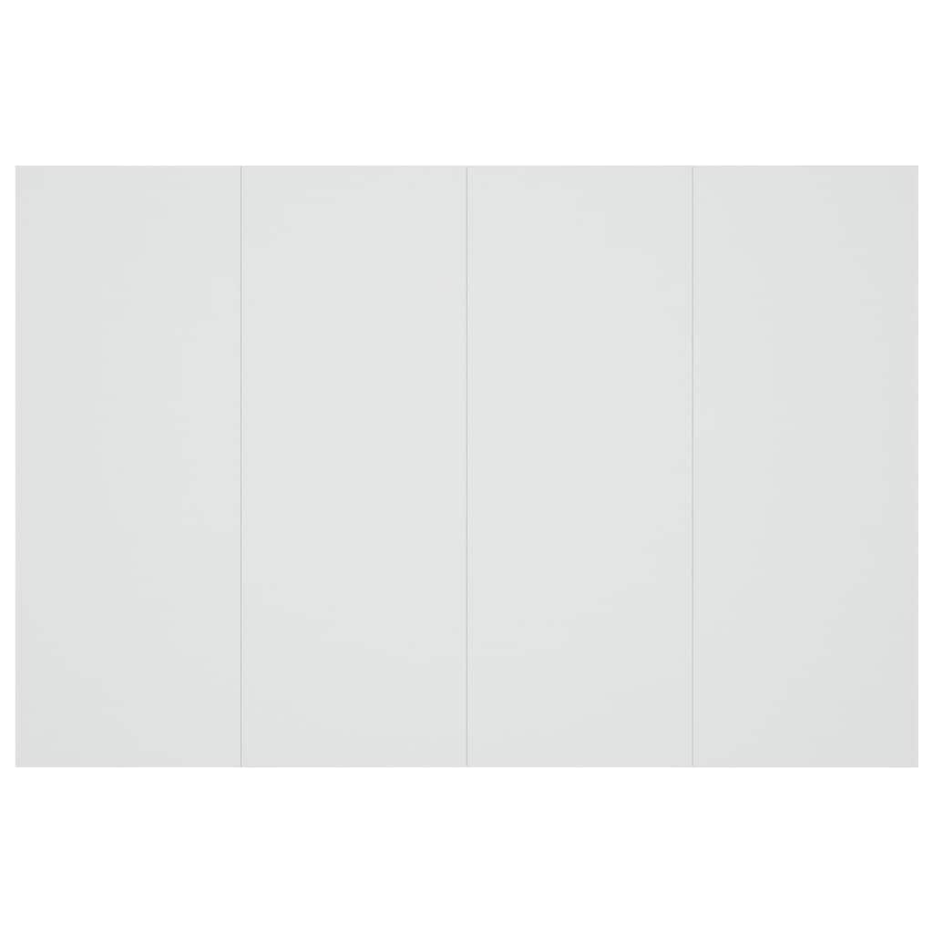 811025 vidaXL Bed Headboard White 120x1,5x80 cm Engineered Wood 5