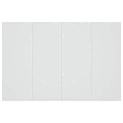 811025 vidaXL Bed Headboard White 120x1,5x80 cm Engineered Wood 5