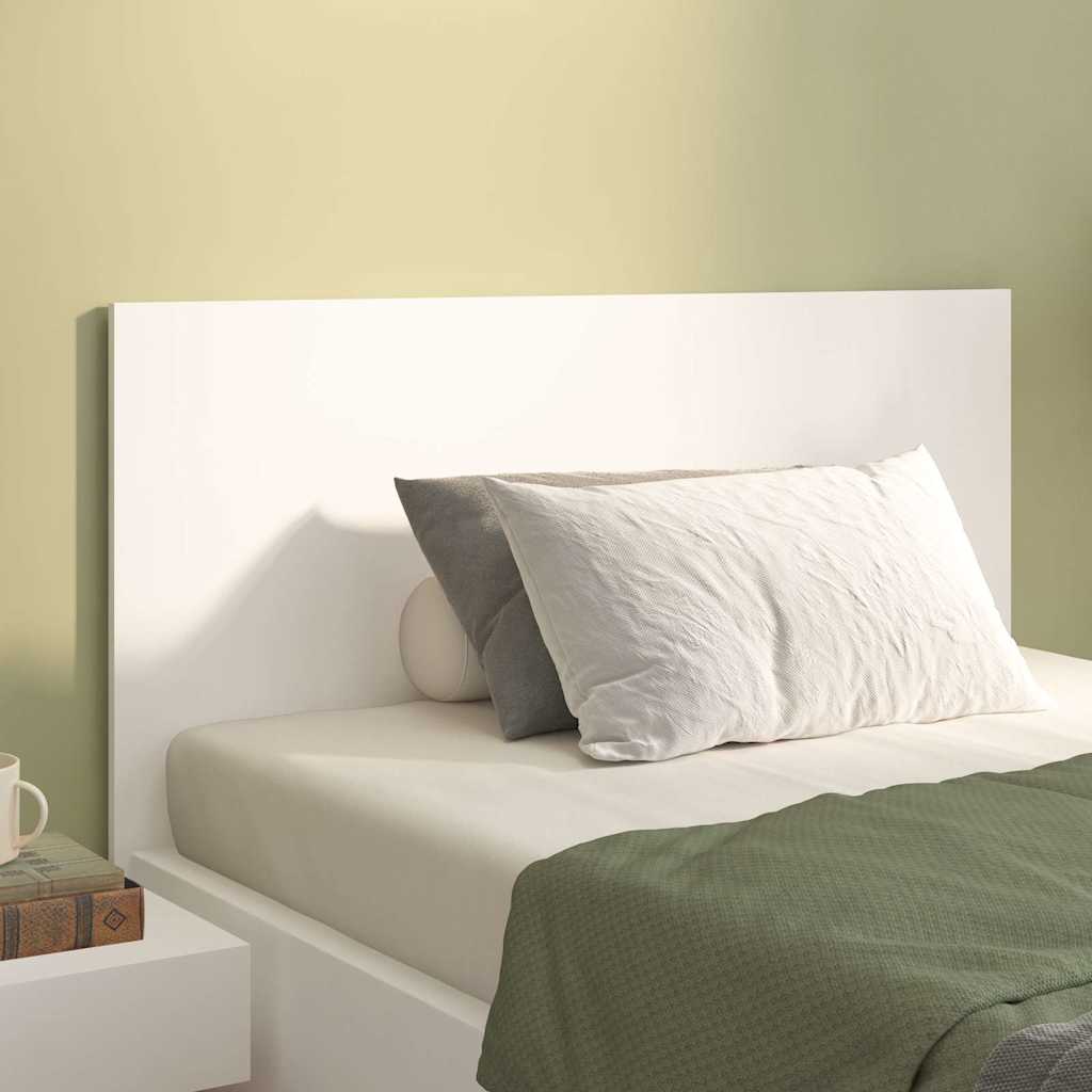 811025 vidaXL Bed Headboard White 120x1,5x80 cm Engineered Wood 1
