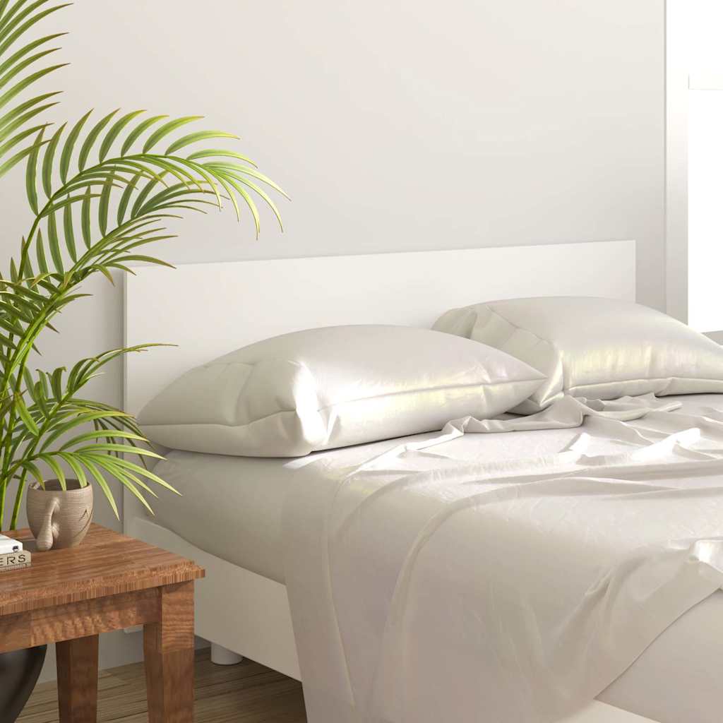 811034 vidaXL Bed Headboard White 160x1,5x80 cm Engineered Wood 1