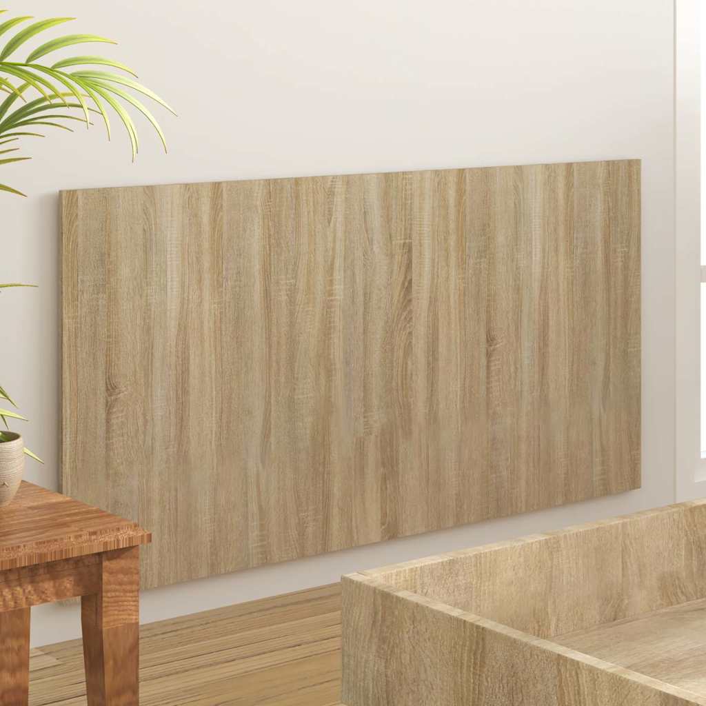 811037 vidaXL Bed Headboard Sonoma Oak 160x1,5x80 cm Engineered Wood 4