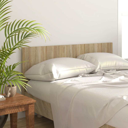 811037 vidaXL Bed Headboard Sonoma Oak 160x1,5x80 cm Engineered Wood 1