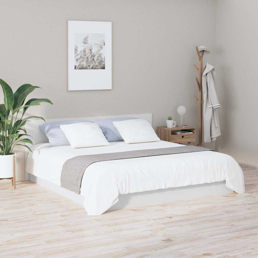 811043 vidaXL Bed Headboard White 200x1,5x80 cm Engineered Wood 3