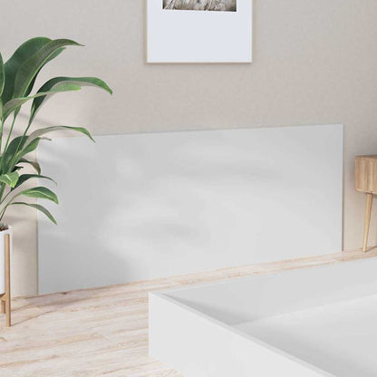 811043 vidaXL Bed Headboard White 200x1,5x80 cm Engineered Wood 4