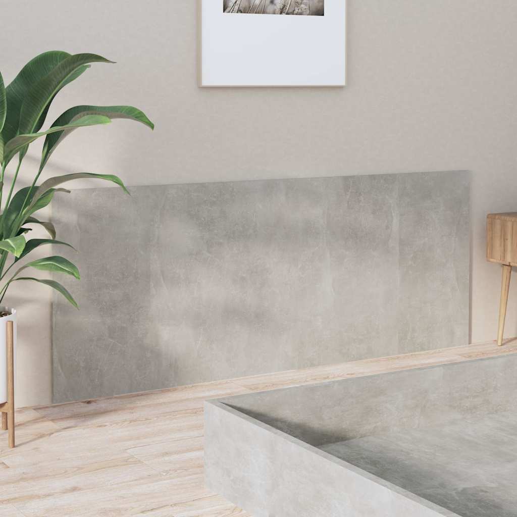 811047 vidaXL Bed Headboard Concrete Grey 200x1,5x80 cm Engineered Wood 4
