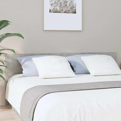 811047 vidaXL Bed Headboard Concrete Grey 200x1,5x80 cm Engineered Wood 1