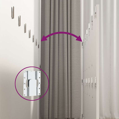811052 vidaXL Wall Headboard White 240x1,5x80 cm Engineered Wood 6