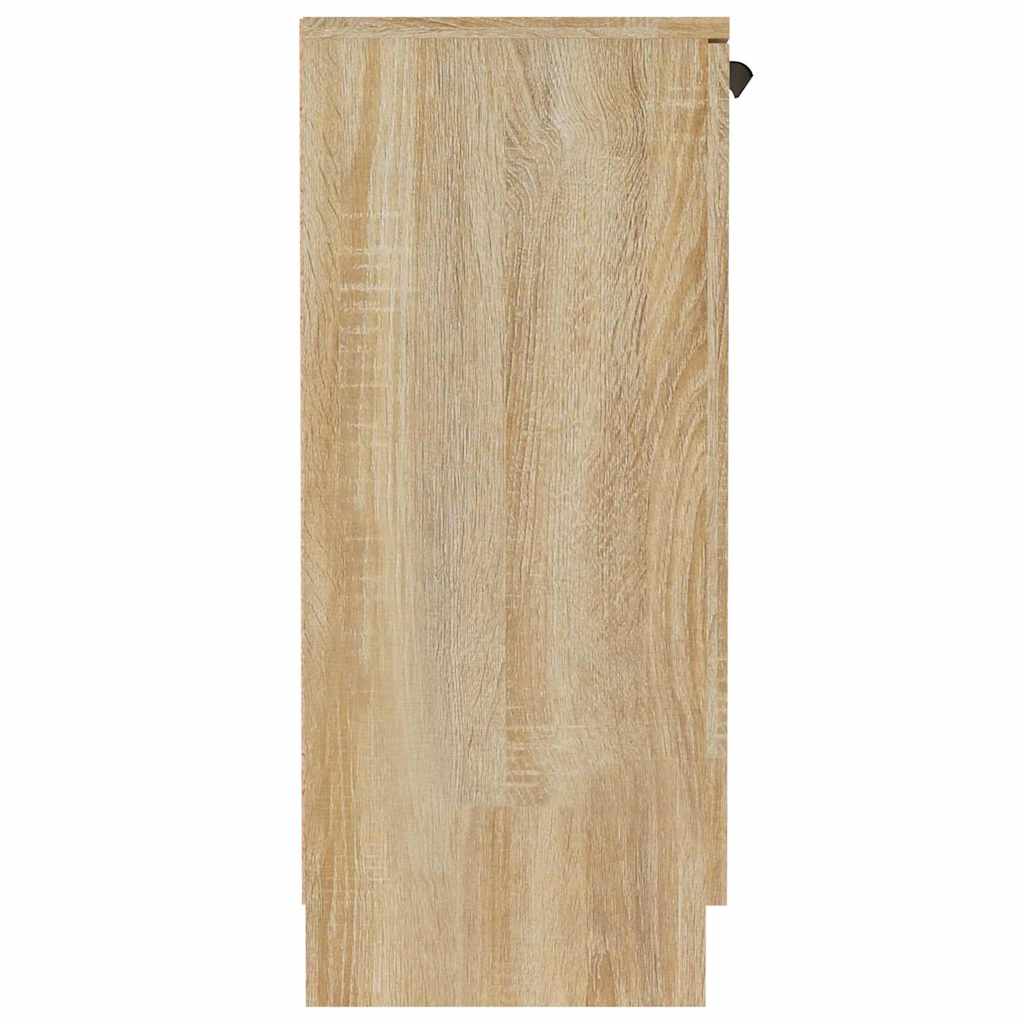 vidaXL Sideboard Sonoma Oak 60x30x70 cm Engineered Wood 4
