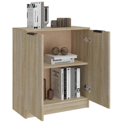 vidaXL Sideboard Sonoma Oak 60x30x70 cm Engineered Wood 6
