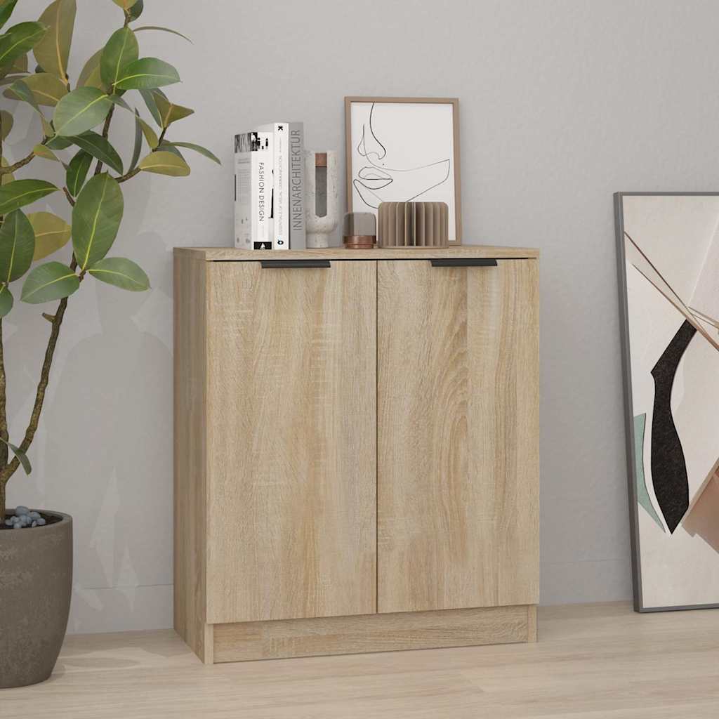vidaXL Sideboard Sonoma Oak 60x30x70 cm Engineered Wood 1