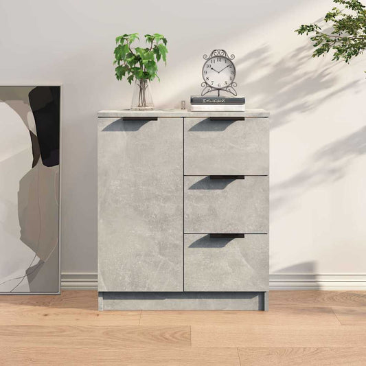 vidaXL Sideboard Concrete Grey 60x30x70 cm Engineered Wood 1