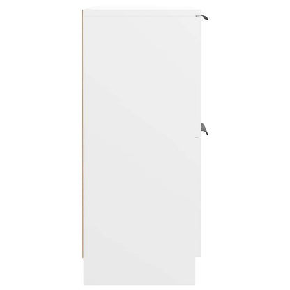 vidaXL Sideboard | White | Engineered wood | Compact | Sideboard | Rectangular 6