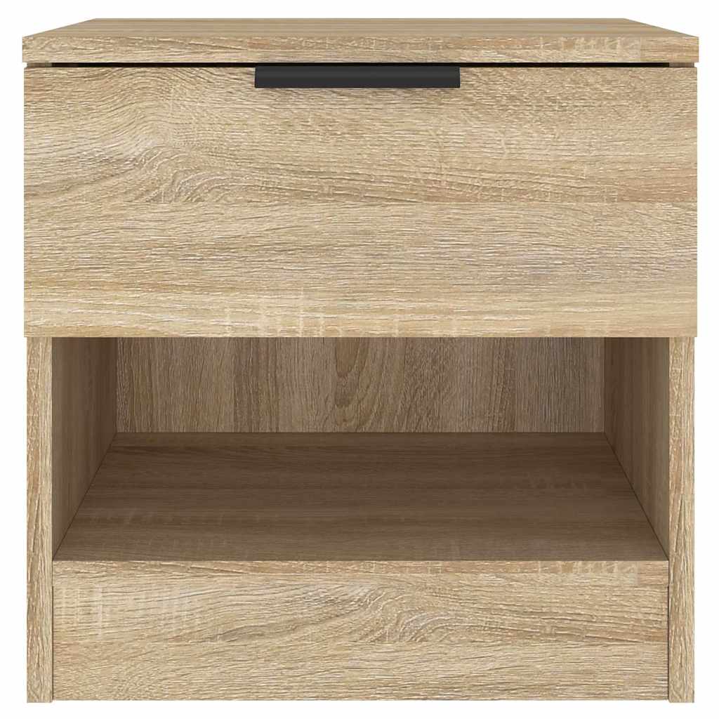 vidaXL Bedside Cabinets 2 pcs Sonoma Oak Engineered Wood 4