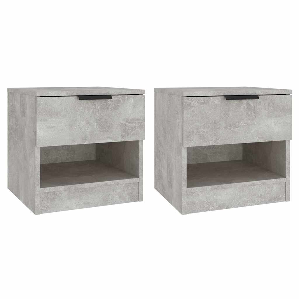 vidaXL Bedside cabinets 2 pcs 40 x 39 x 40 cm Engineered Wood 2