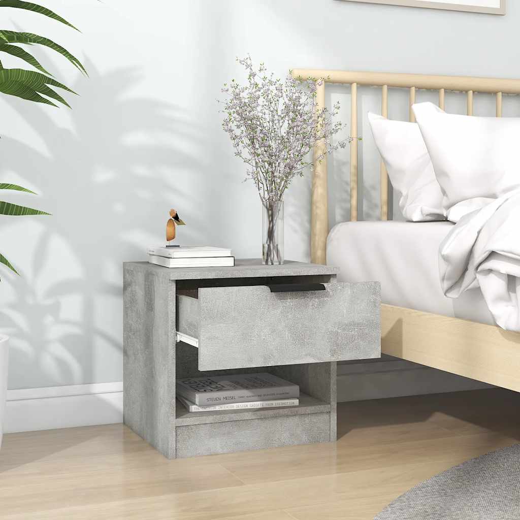vidaXL Bedside cabinets 2 pcs 40 x 39 x 40 cm Engineered Wood 3