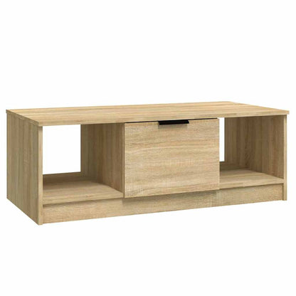 vidaXL Coffee Table | Sonoma oak | Engineered wood | 102x50x36 cm | Coffee Table 2