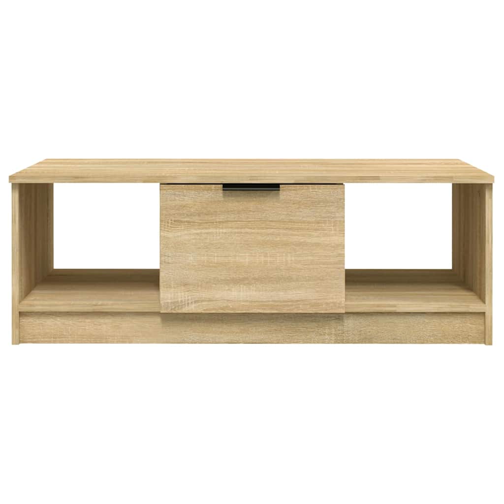 vidaXL Coffee Table | Sonoma oak | Engineered wood | 102x50x36 cm | Coffee Table 3