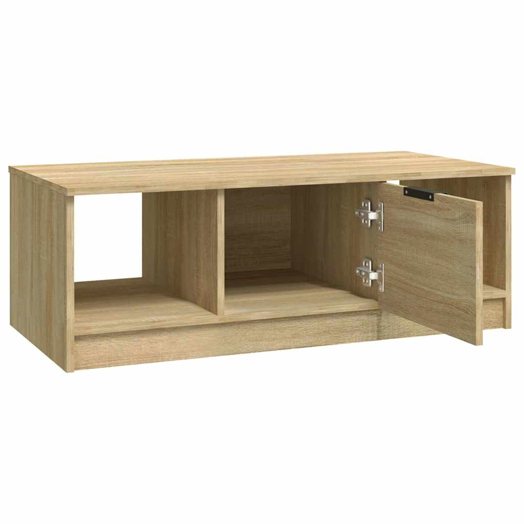 vidaXL Coffee Table | Sonoma oak | Engineered wood | 102x50x36 cm | Coffee Table 5