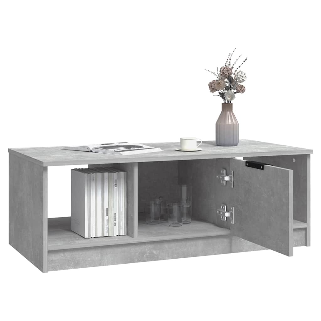 vidaXL Coffee Table | Concrete grey | Engineered wood | Medium | Rectangular 6