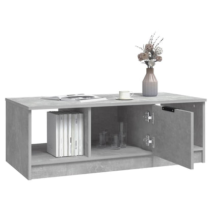 vidaXL Coffee Table | Concrete grey | Engineered wood | Medium | Rectangular 6