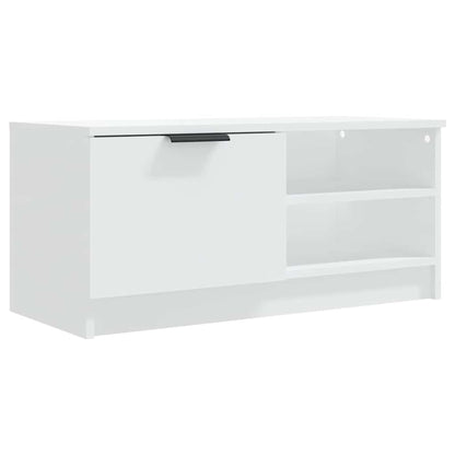 vidaXL TV Cabinet White 80x35x36,5 cm Engineered Wood 2
